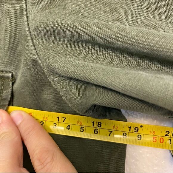 Madewell Women’s Surplus Military Cargo Utility Jacket Olive Green Size XS - Picture 7 of 8